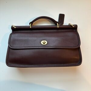 vintage coach mahogany city willis #9153 rare!!